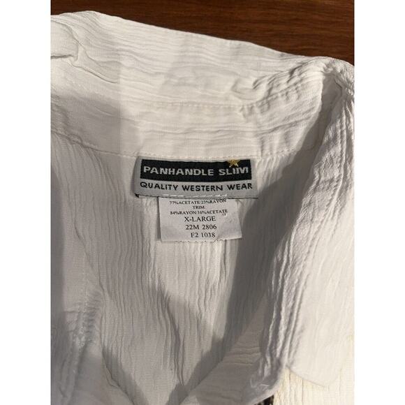 VTG Panhandle Slim Western Rodeo Shirt Womens XL Cowgirl Note - Picture 3 of 5